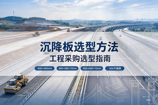 舒兰沉降板选择方法